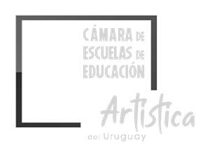 logo cámara de escuelas de educación artística del Uruguay